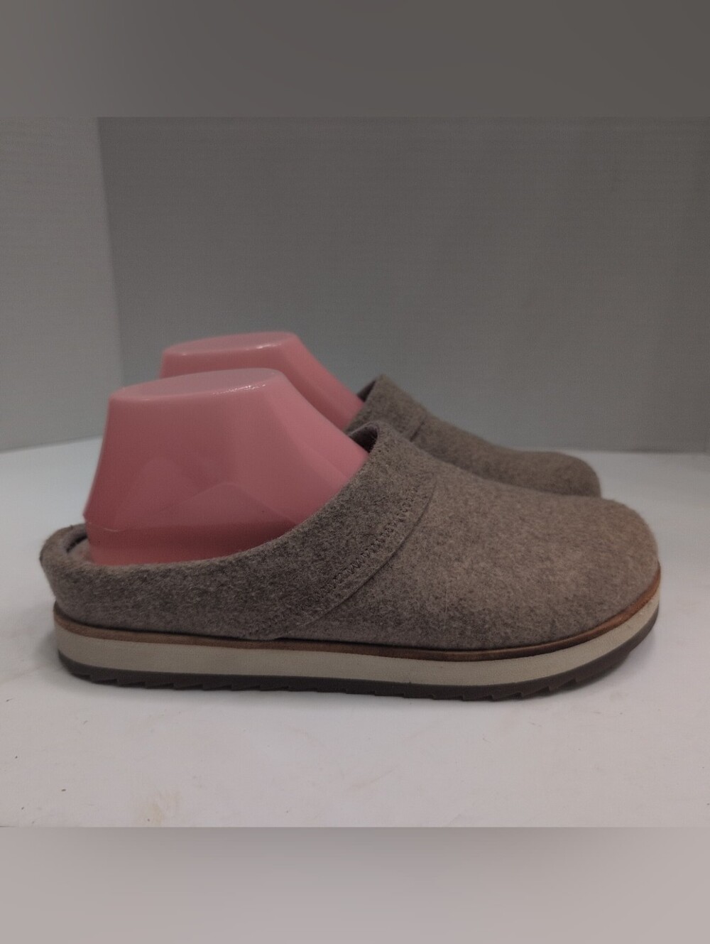 Merrell Women's 9.5 Juno Wool Clogs Beige Sherpa Lining Slip On Mule Comfort X1